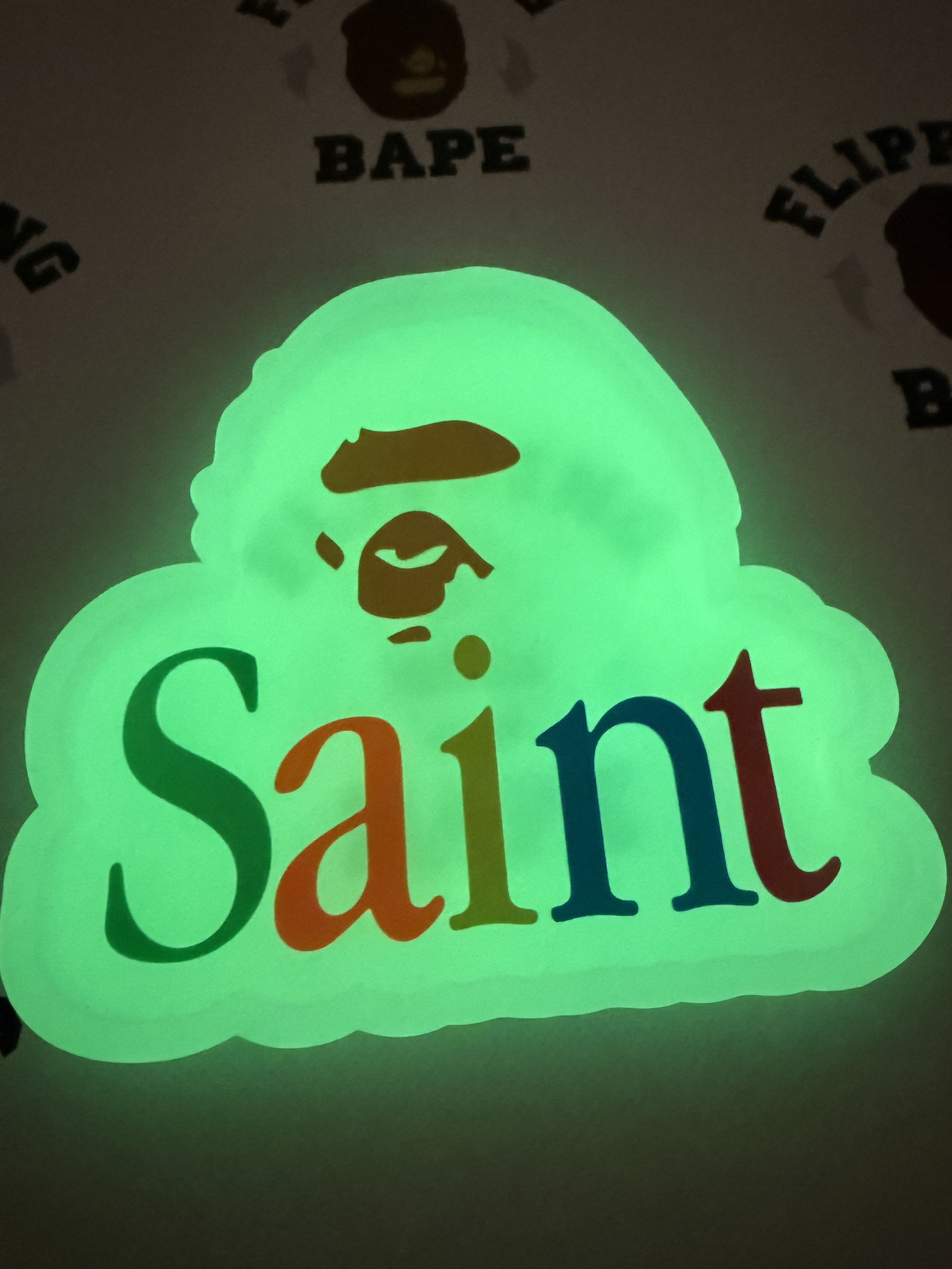 Bape × Saint Michael BAPE X SAINT MXXXXXX GLOW IN THE DARK TRAY Size ONE SIZE - 4 Thumbnail