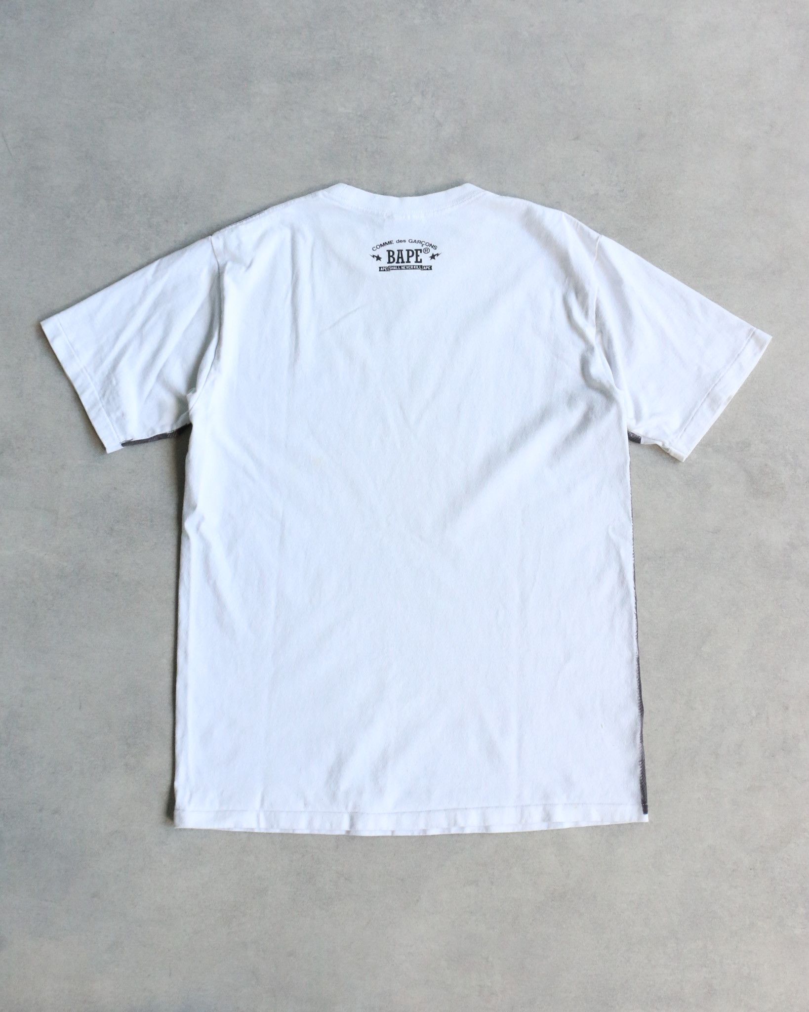Bape × Comme des Garcons Bape Comme Des Garcons Trompe O'eil Tee Size US M / EU 48-50 / 2 - 6 Thumbnail