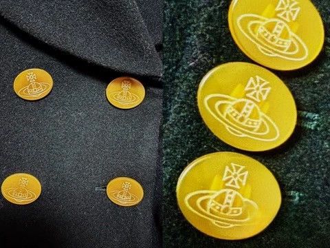 Vivienne Westwood Vivienne Westwood Italian badges and woolen overcoats Size L / US 10 / IT 46 - 7 Thumbnail