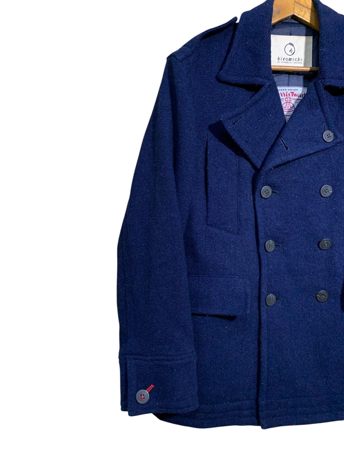 Harris Tweed 🔥HARRIS TWEED X H.NAKANO WOOL DOUBLE BREAST JACKET Size US M / EU 48-50 / 2 - 2 Thumbnail