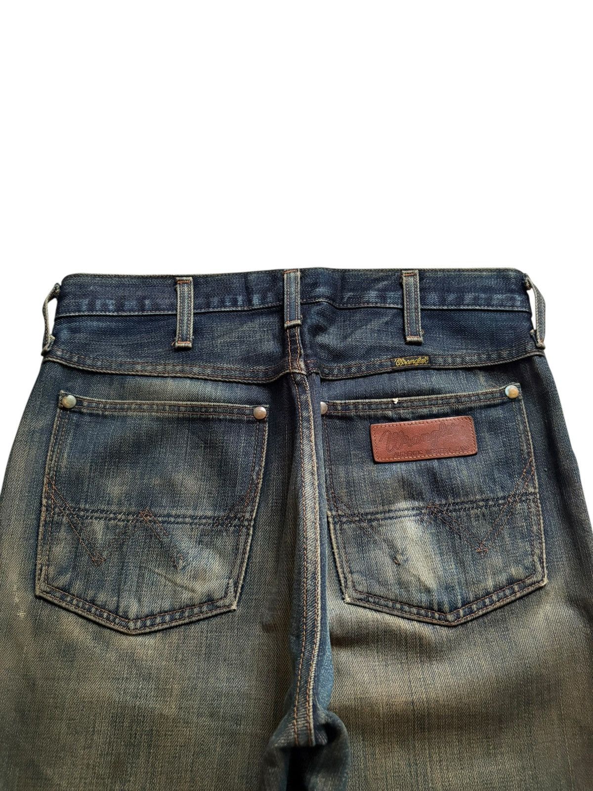 Wrangler Vintage Wrangler Rusty Mud Wash Patch Distress Baggy Jeans Size US 29 - 8 Thumbnail