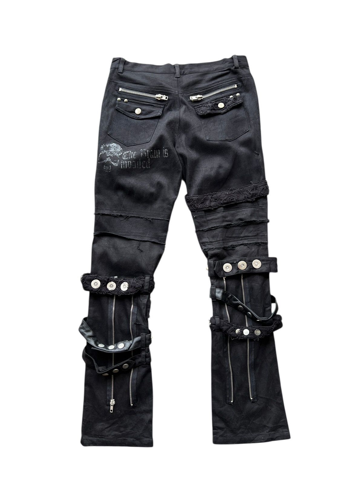 Hysteric Glamour 🔥 Sex Pot Revenge Bondage Embellished Covertible Pant Size US 30 / EU 46 - 8 Thumbnail