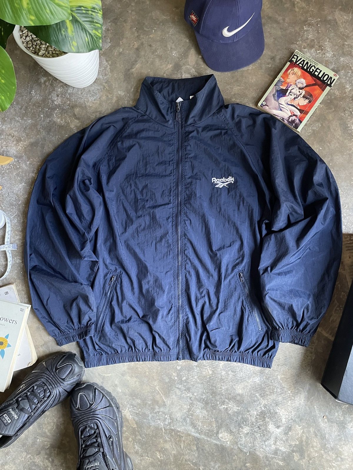Reebok Vintage 90s Reebok Running Jacket Size US L / EU 52-54 / 3 - 5 Thumbnail