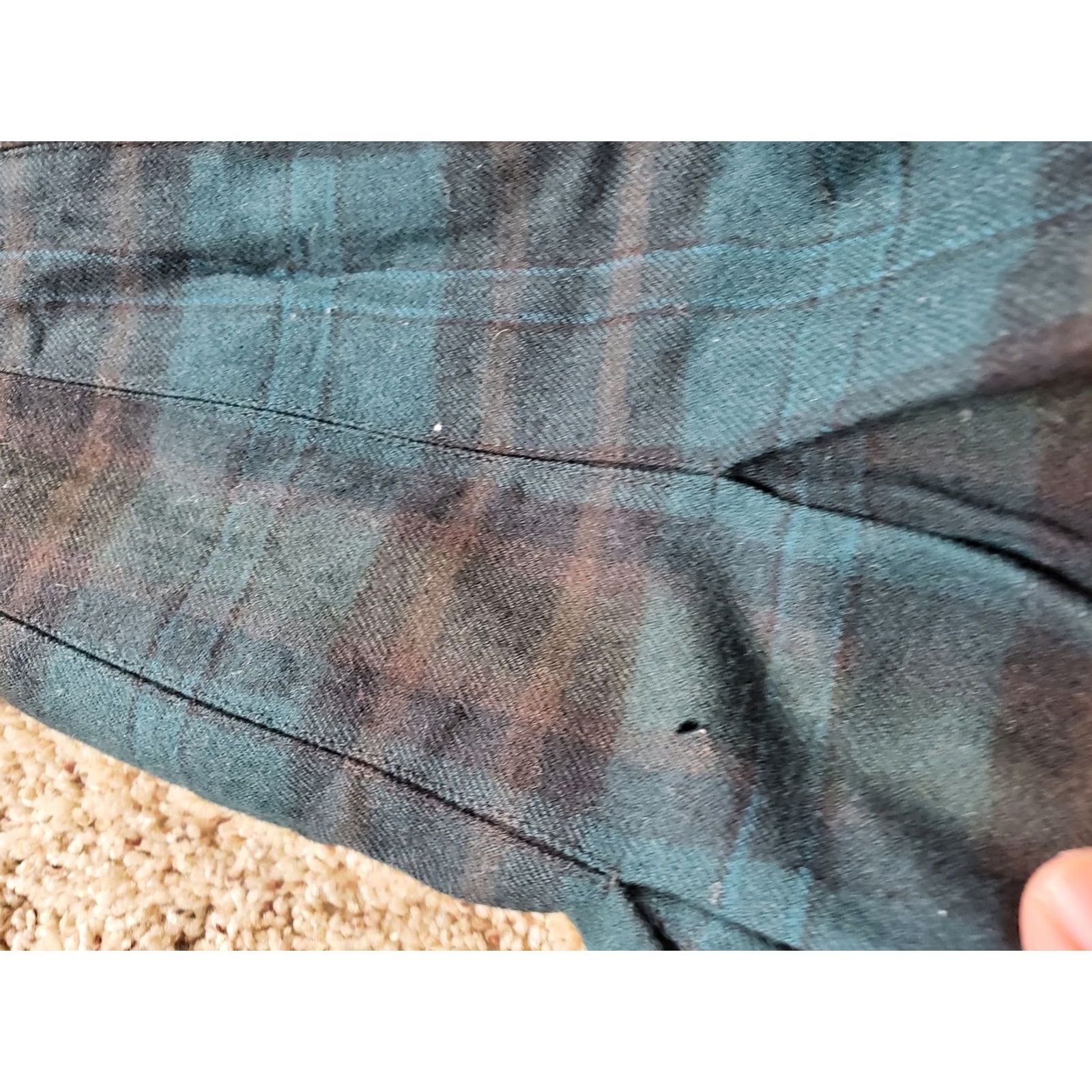Vintage VINTAGE Highland Queen Skirt Womens 10 Green Blue Tartan Wool Pleated Calvet Canada 90s Size 32" / US 10 / IT 46 - 4 Thumbnail
