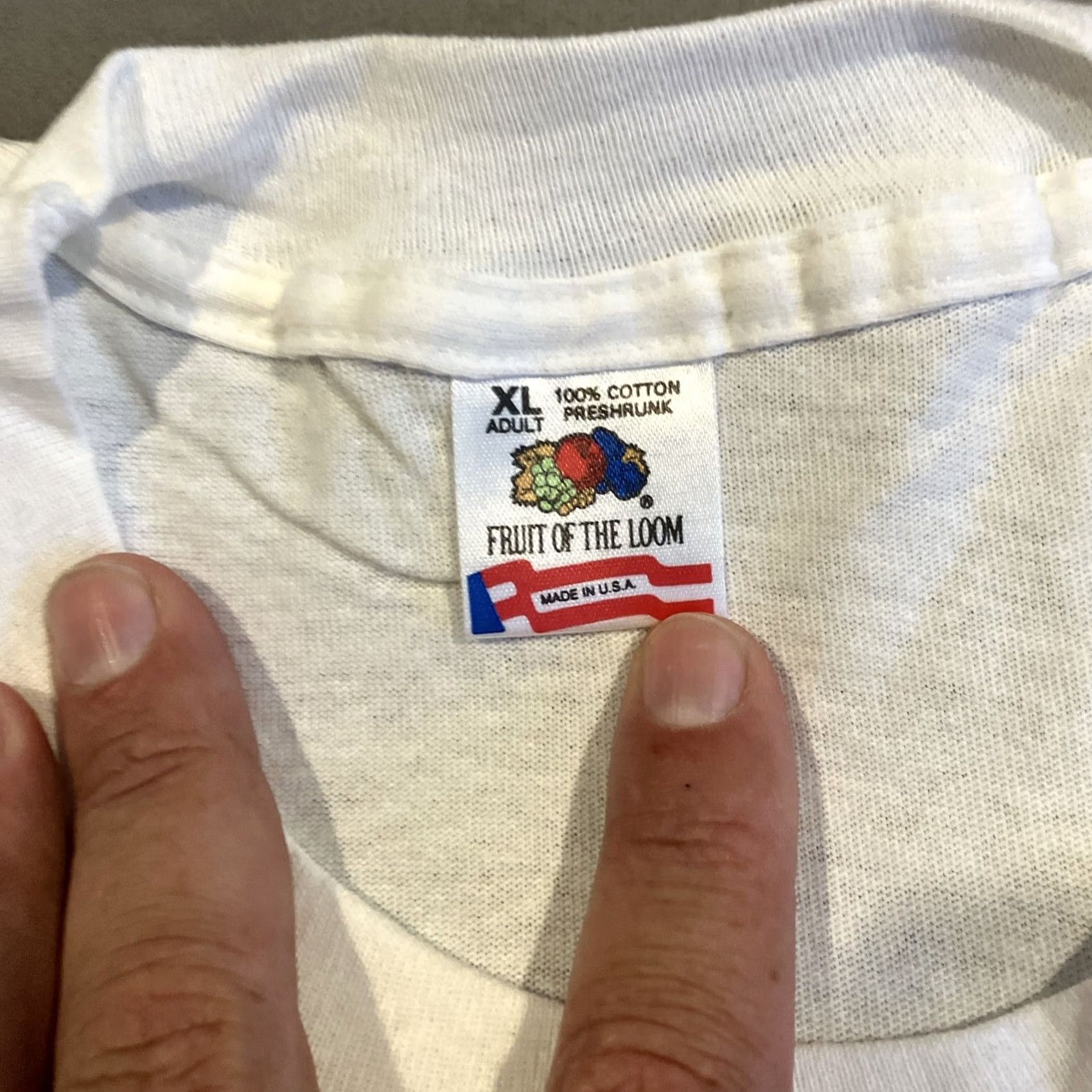 Fruit Of The Loom VINTAGE Marlboro Unlimited Pipestone Pass Pocket T Shirt XL White Cotton Mens Pocket T-Shirt 1996 Size US XL / EU 56 / 4 - 4 Thumbnail