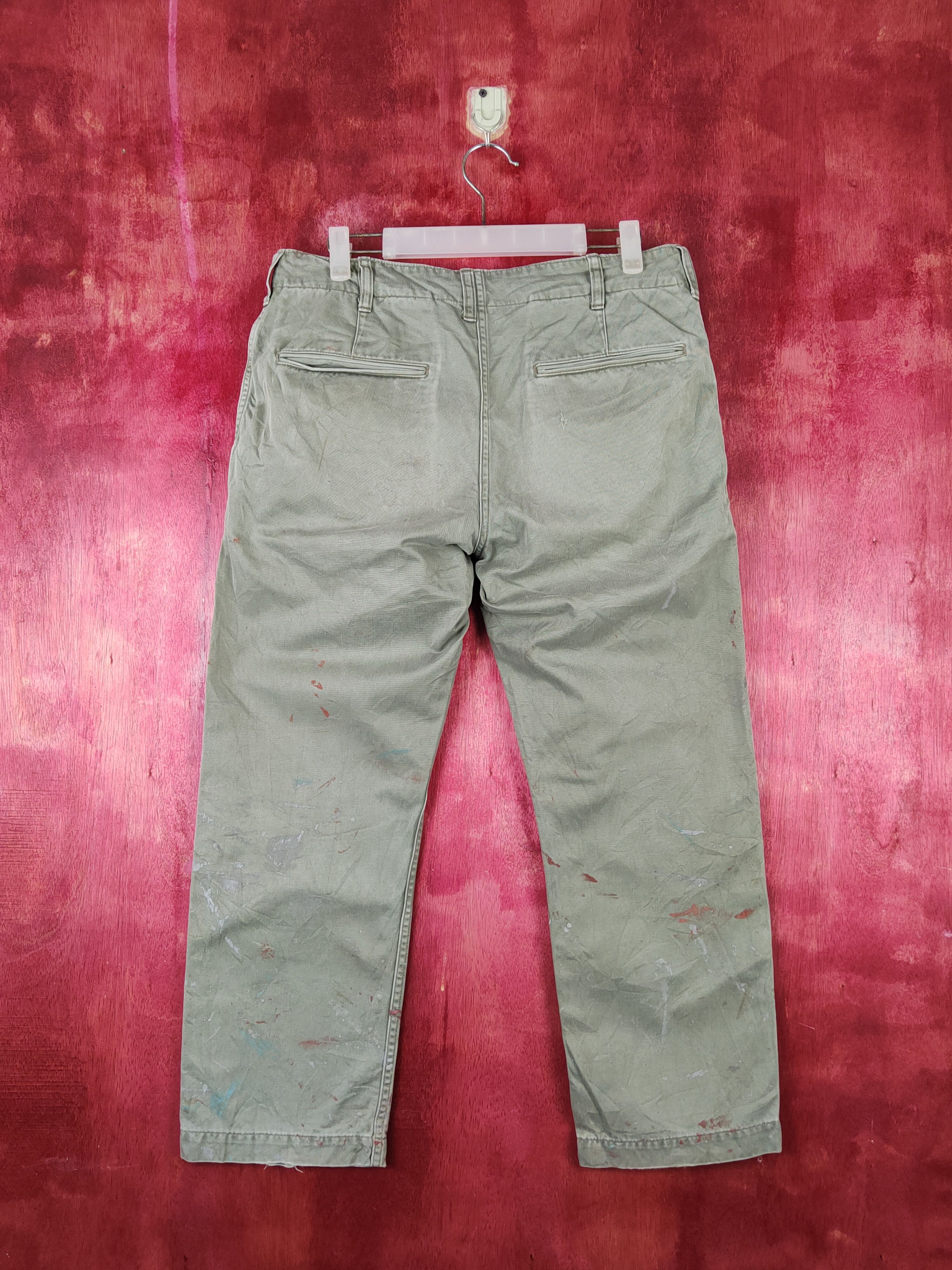 Japanese Brand × Uniqlo Uniqlo Green Faded Multipocket Casual Pants #S1443 Size US 32 / EU 48 - 7 Thumbnail