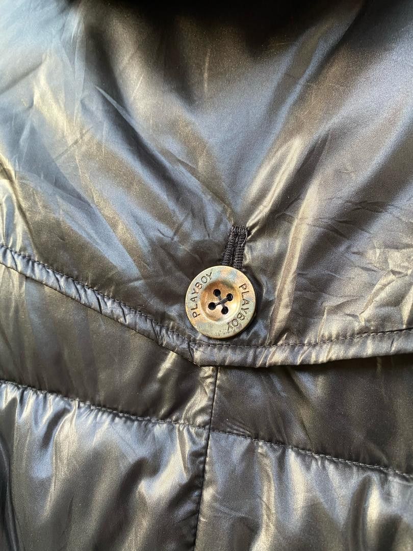 Japanese Brand × Playboy Womens' Playboy Puffer Hooded Long coat Size XS / US 0-2 / IT 36-38 - 7 Thumbnail