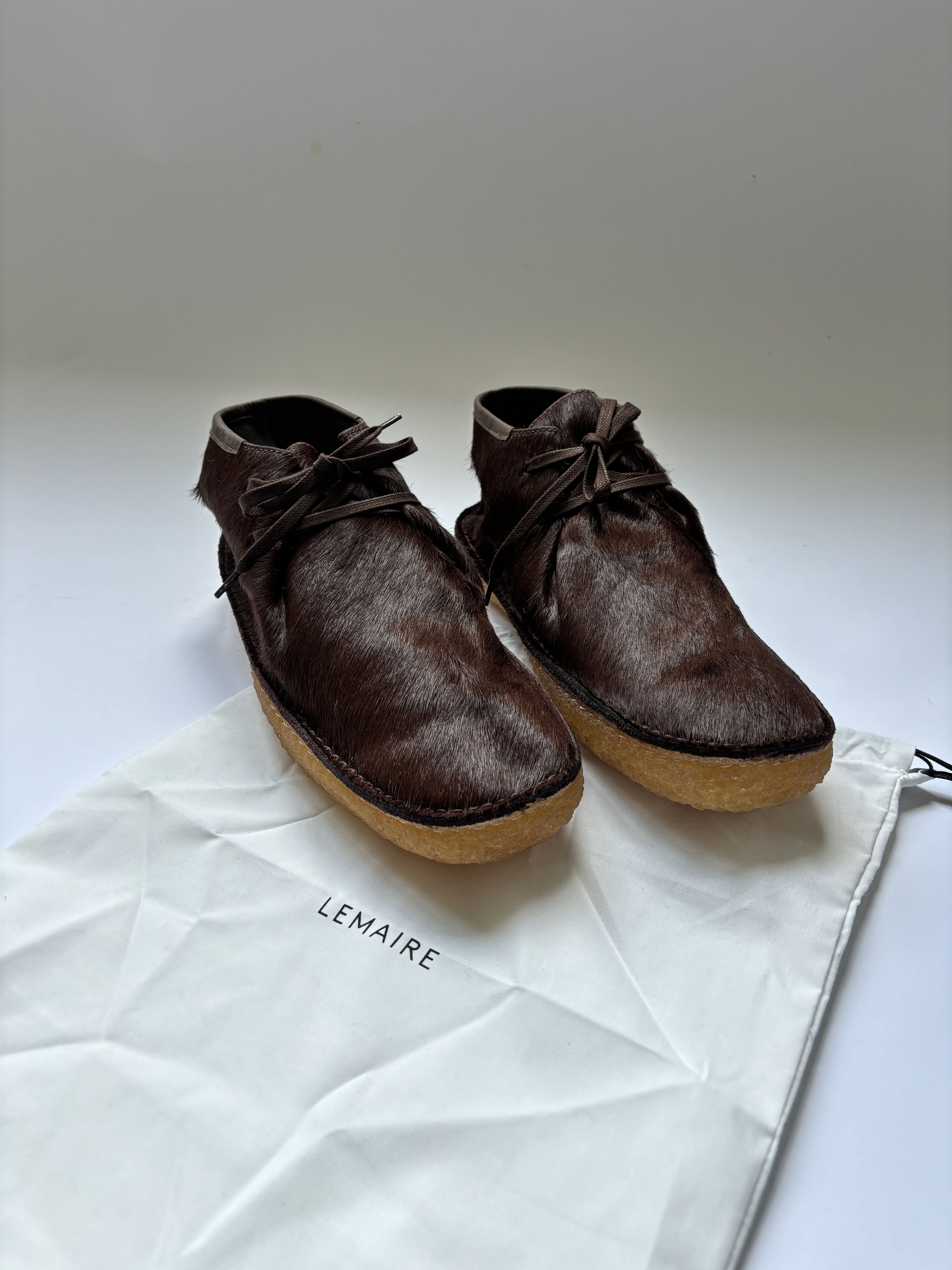 Christophe Lemaire ⚡️QUICK SALE⚡️Lemaire Brown Cowhide Desert Boots Size US 11 / EU 44 - 2 Thumbnail