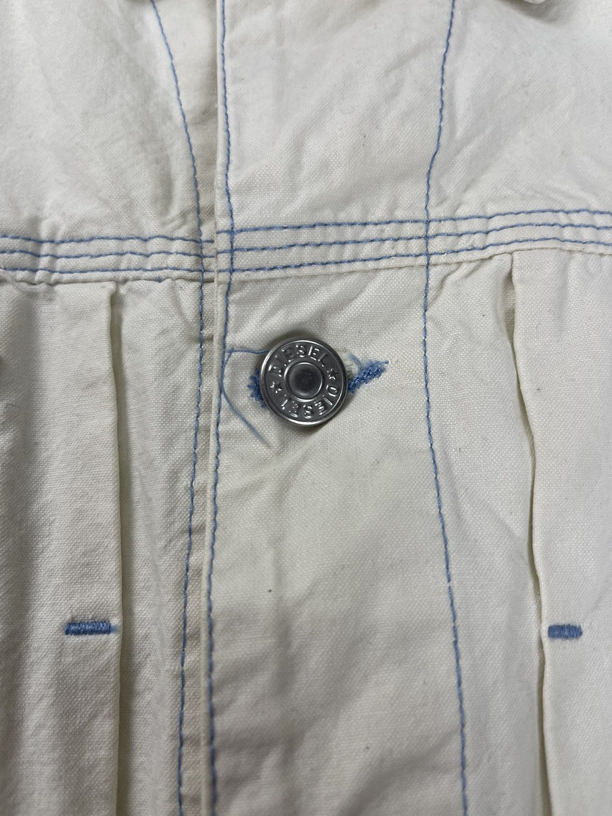Diesel × Vintage Vintage Diesel DMB Work Wear Trucker Jacket Size US L / EU 52-54 / 3 - 11 Thumbnail