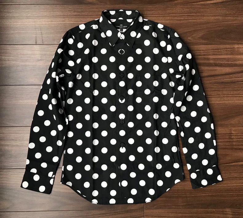 Comme Des Garcons Black polka-dot shirt