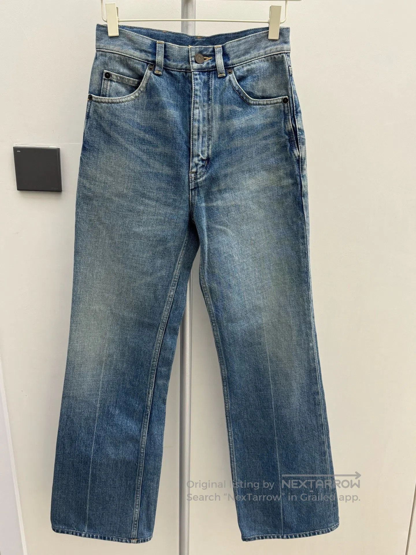 Saint Laurent Paris Saint Laurent 70s Style Blue Jeans. Size 26" / US 2 / IT 38 - 1 Thumbnail
