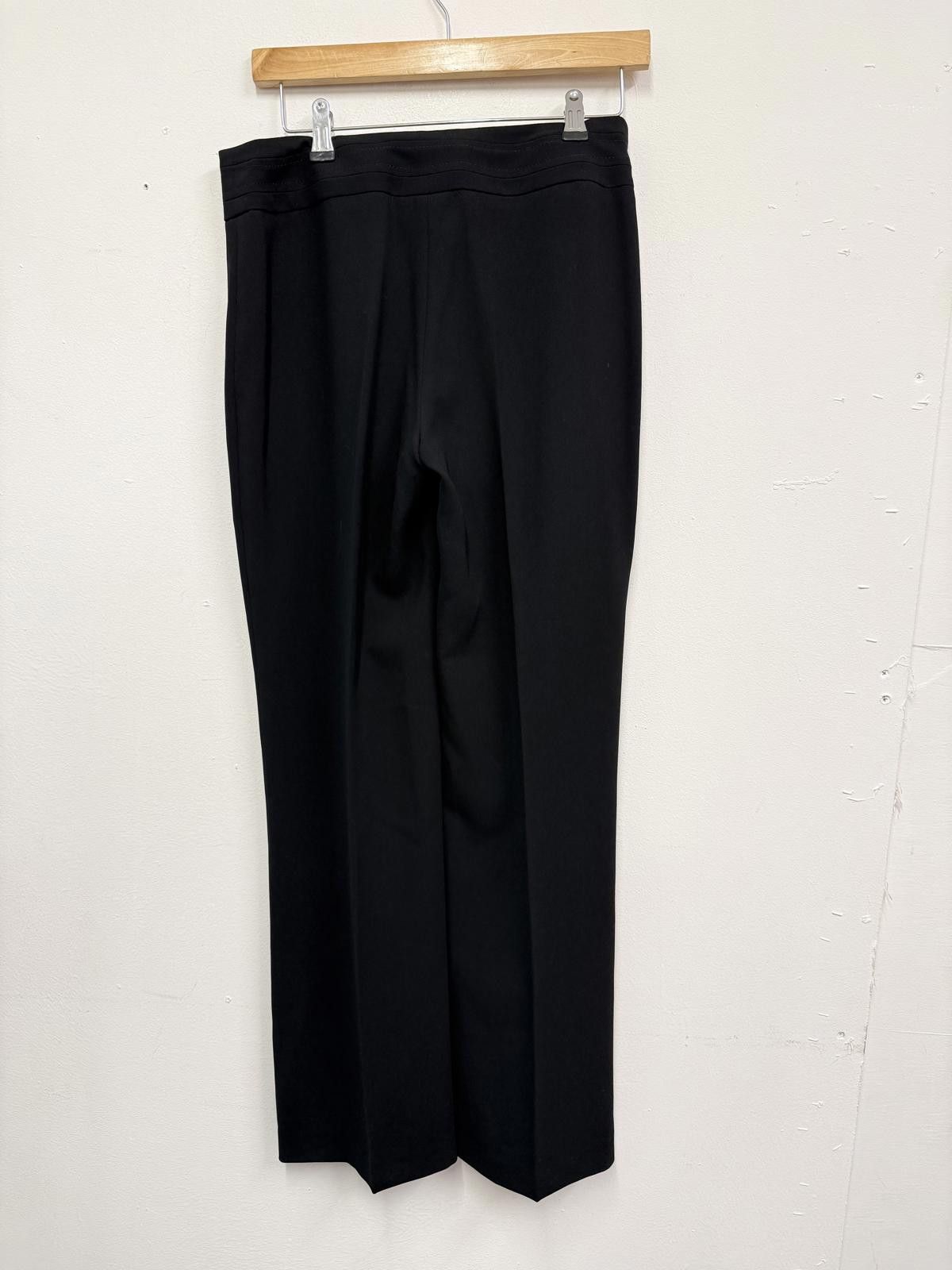 Walls Wallis Black Wide Leg Trousers Size 10 Size 28" / US 6 / IT 42 - 4 Thumbnail