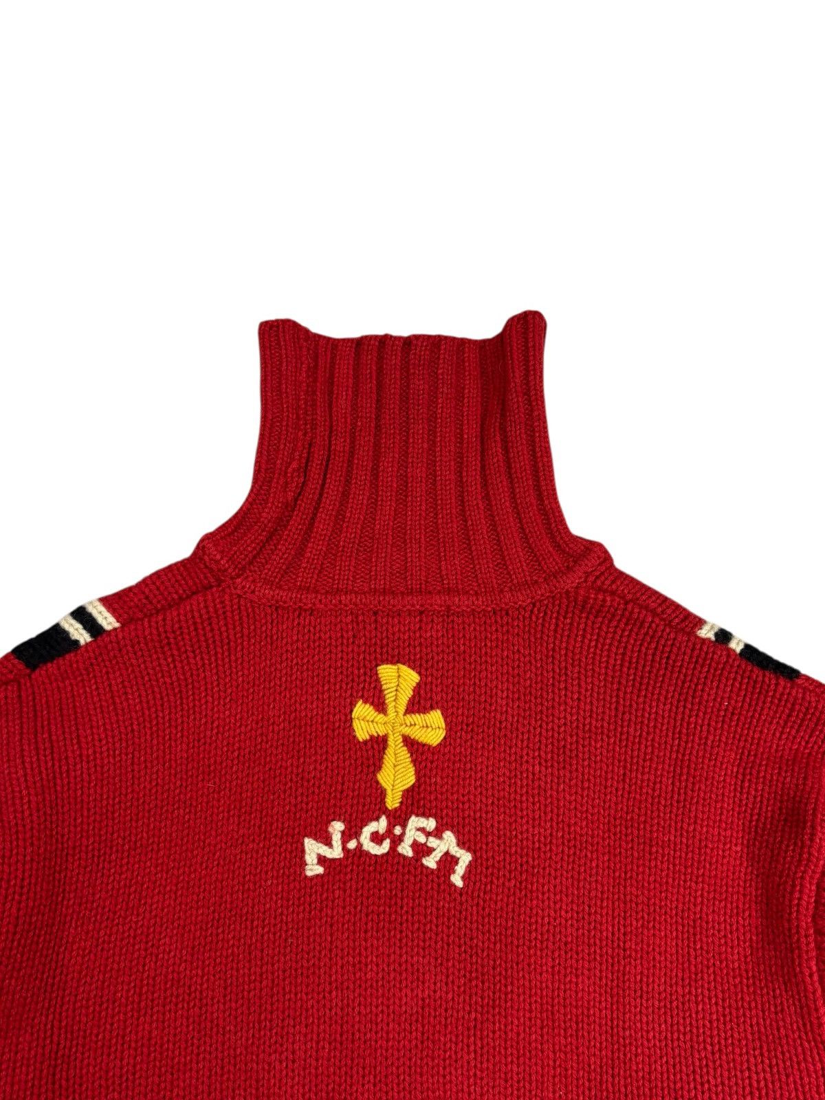 Hysteric Glamour 2000s Nicole Club Vkei Style Cross Deer Knitted Sweater Size US M / EU 48-50 / 2 - 6 Thumbnail