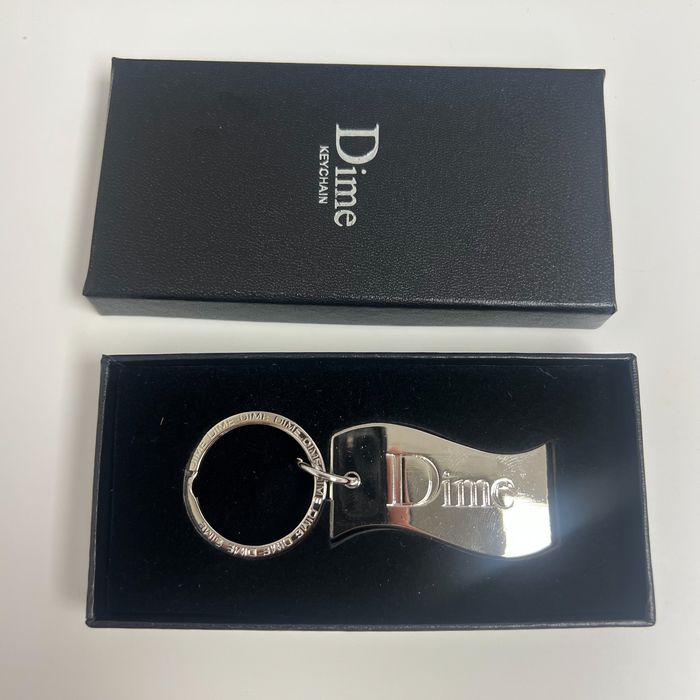 Dime Dime Classic Flag Keychain Silver | Grailed