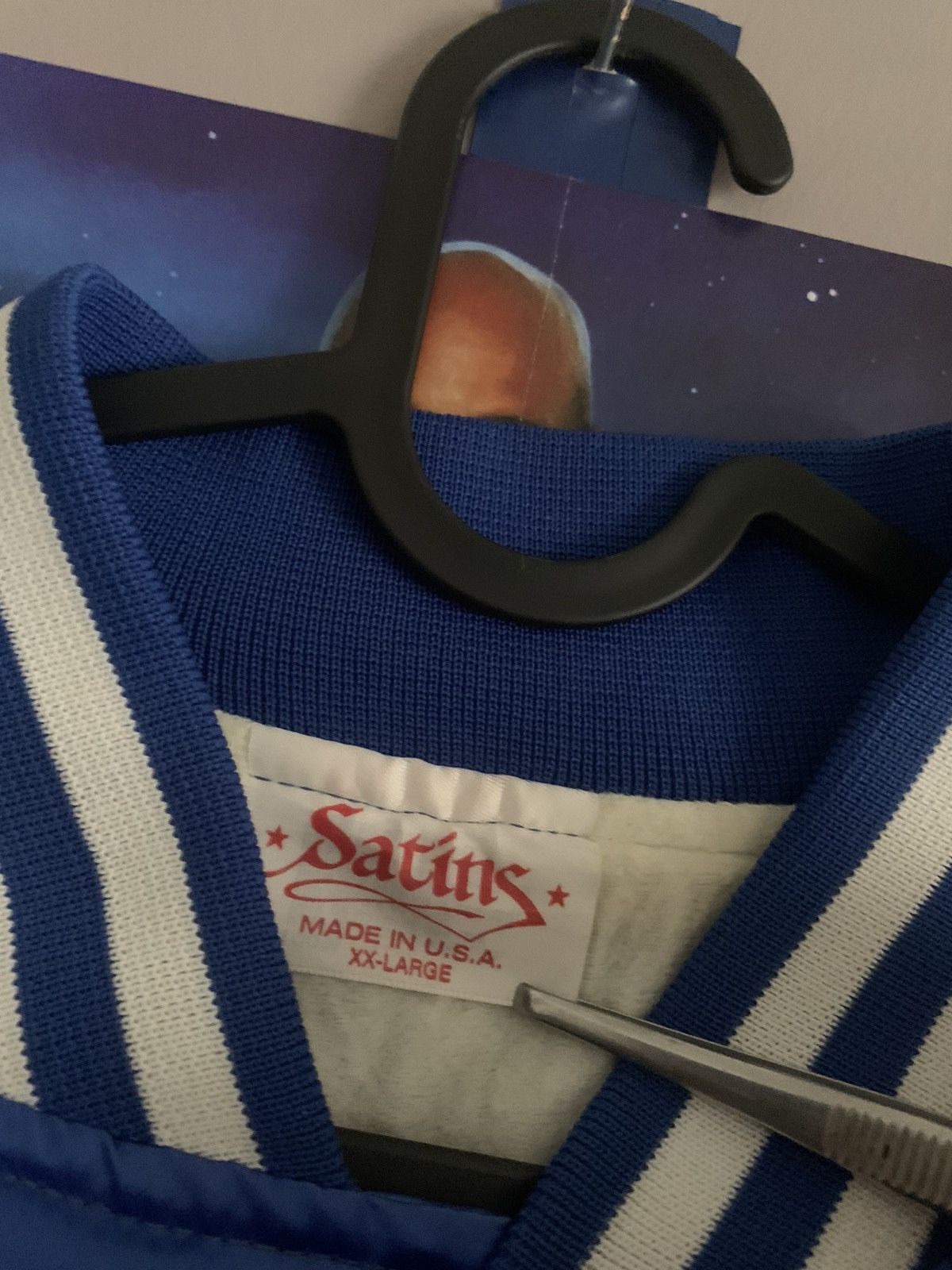 Vintage 70s/80s Vintage Satins „Apple Readi-Mix” Light Bomber Jacket Size US XXL / EU 58 / 5 - 4 Thumbnail