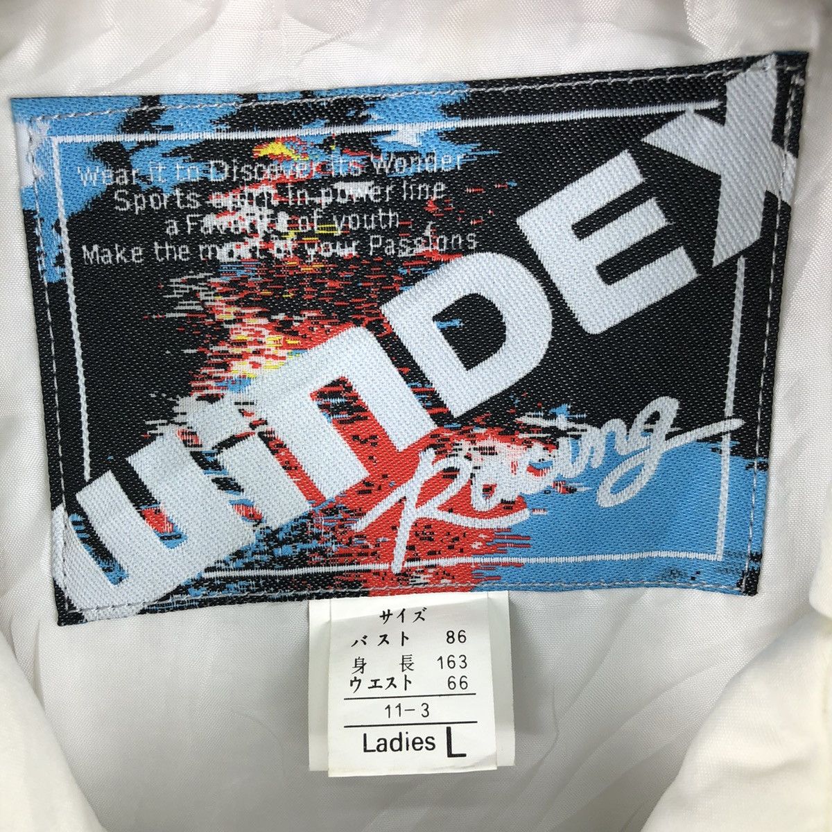 NASCAR Vintage 90's Racing Jacket Hooded Ladies by Windex Racing Size L / US 10 / IT 46 - 17 Thumbnail