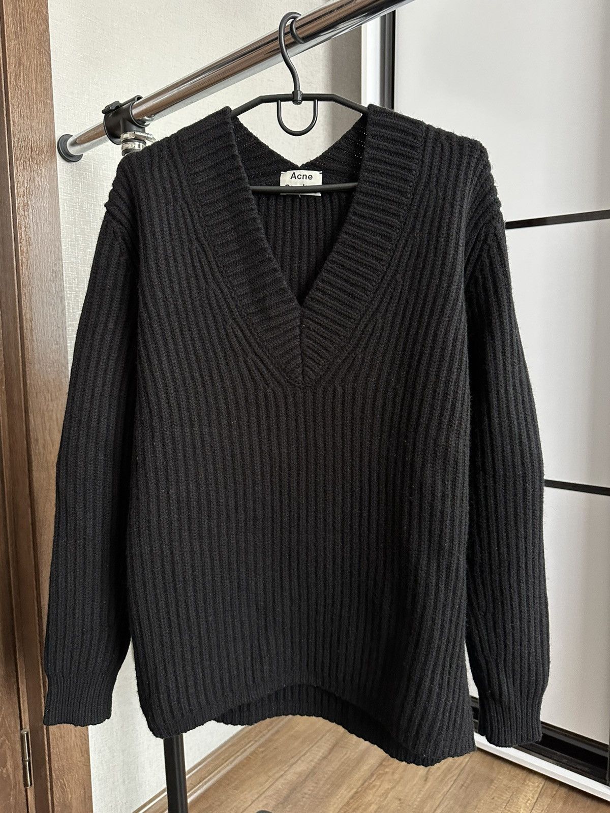Acne Studios Acne Studios Rib Knit Wool Sweater Pullover Size M / US 6-8 / IT 42-44 - 2 Thumbnail