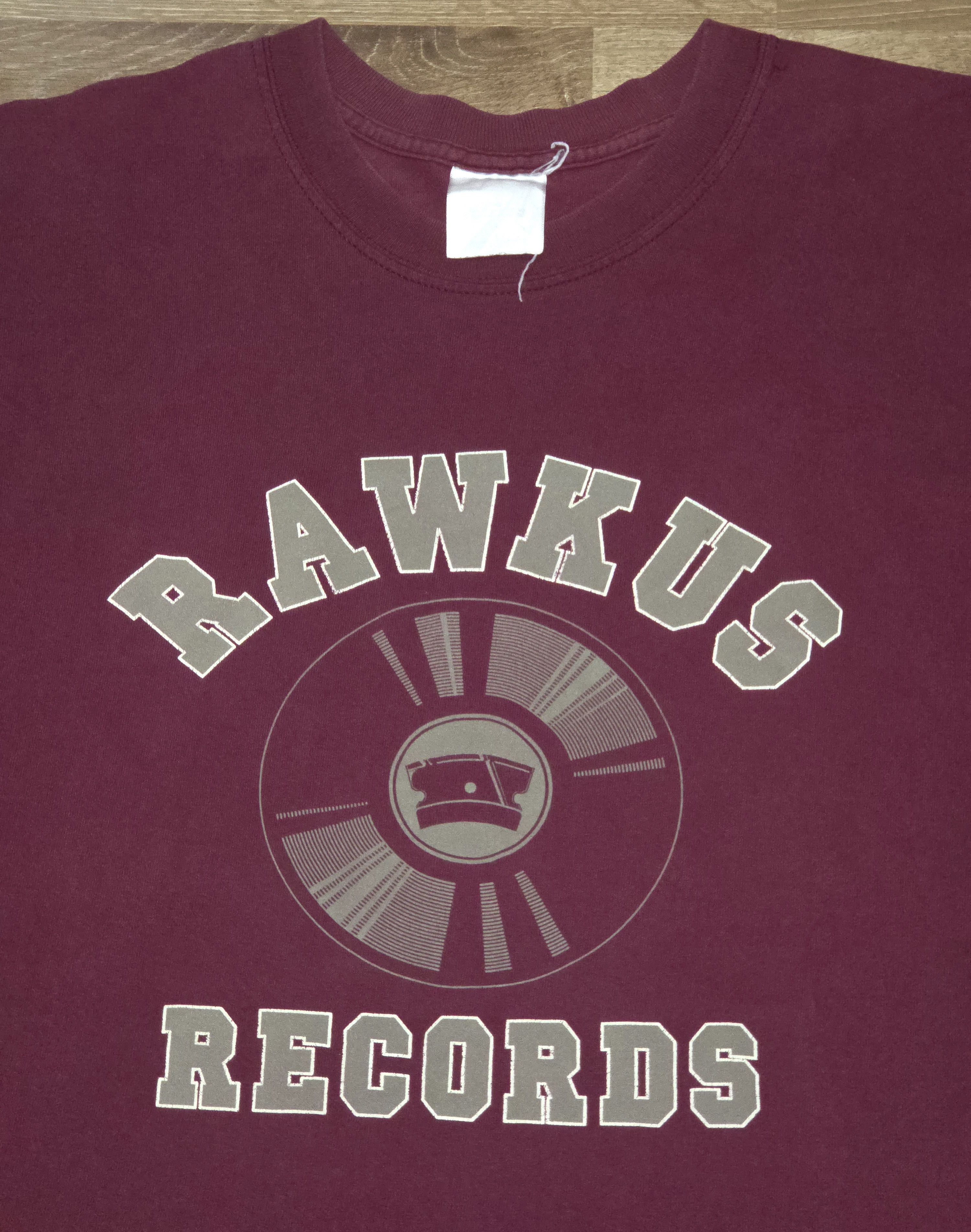 Rap Tees Vintage OG 90s Hip Hop Label RAWKUS RECORDS Raptee T Shirt Size US L / EU 52-54 / 3 - 3 Thumbnail
