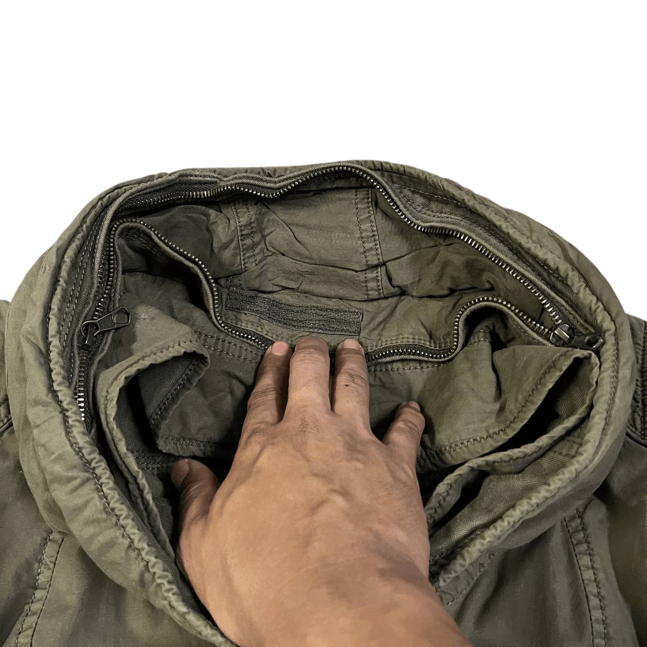 If Six Was Nine Vintage 00's Goa Cyber Military Bono Jacket Punk Size US S / EU 44-46 / 1 - 6 Thumbnail