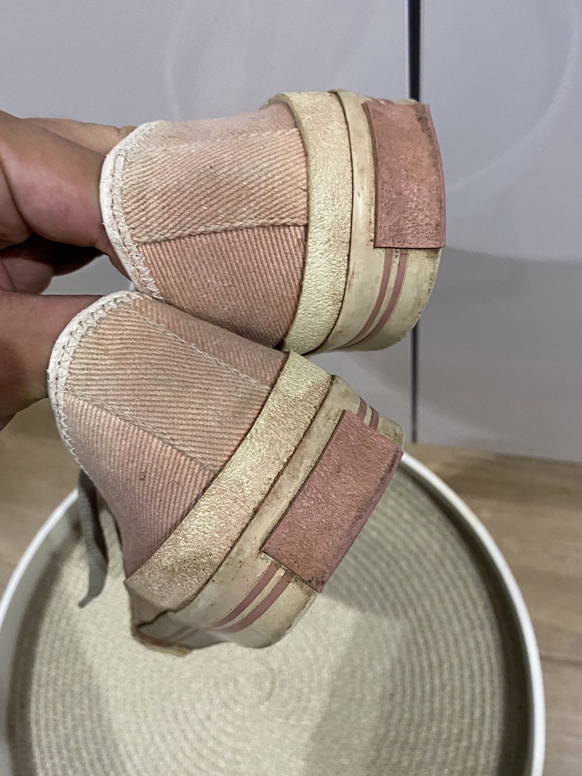Acne Studios Acne Studios Dirty Pink Canvas Keds Sneakers Size: 44 Size US 11 / EU 44 - 9 Thumbnail