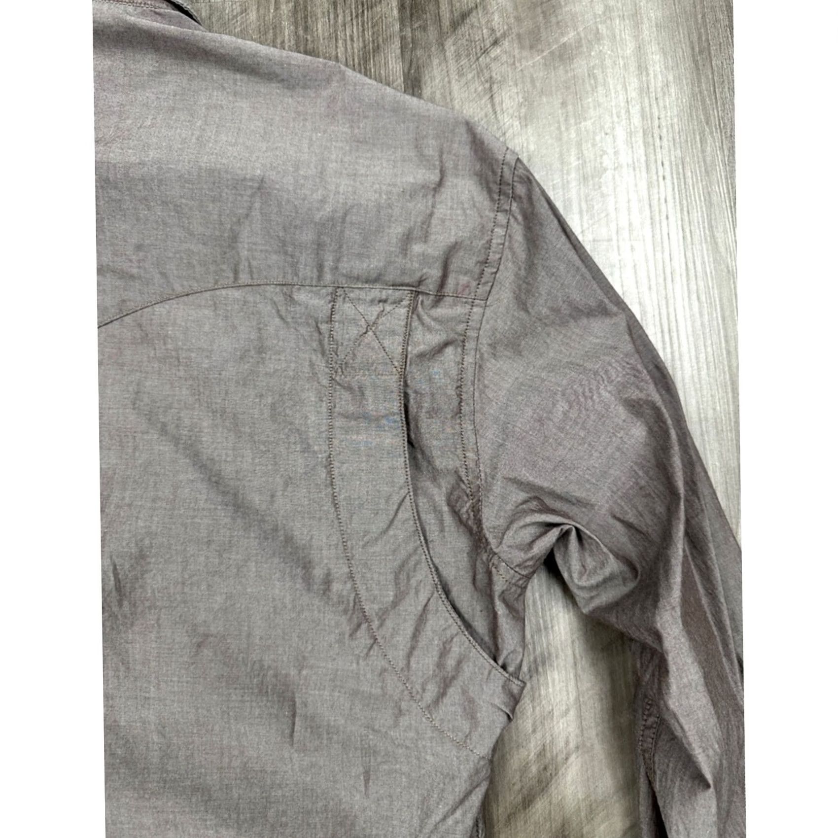CHOCOOLATE Schaefer Sharper Shooter Chocolate Made USA Western Long Sleeve Button Small Mens Shirt Brown 100% Cotton Regular Size S Size US S / EU 44-46 / 1 - 5 Thumbnail