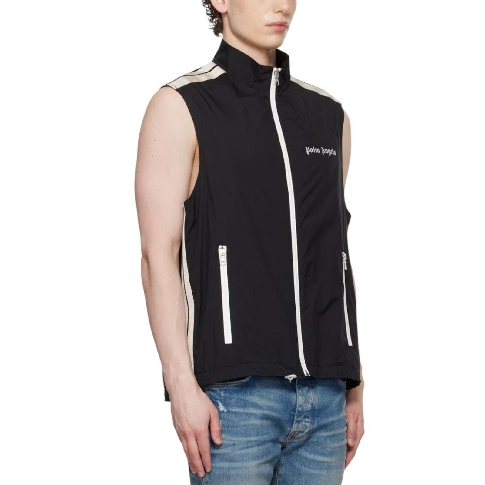 Palm Angels Classic Logo Lightweight Vest in Black 46 Medium NWT $930 Size US M / EU 48-50 / 2 - 7 Thumbnail
