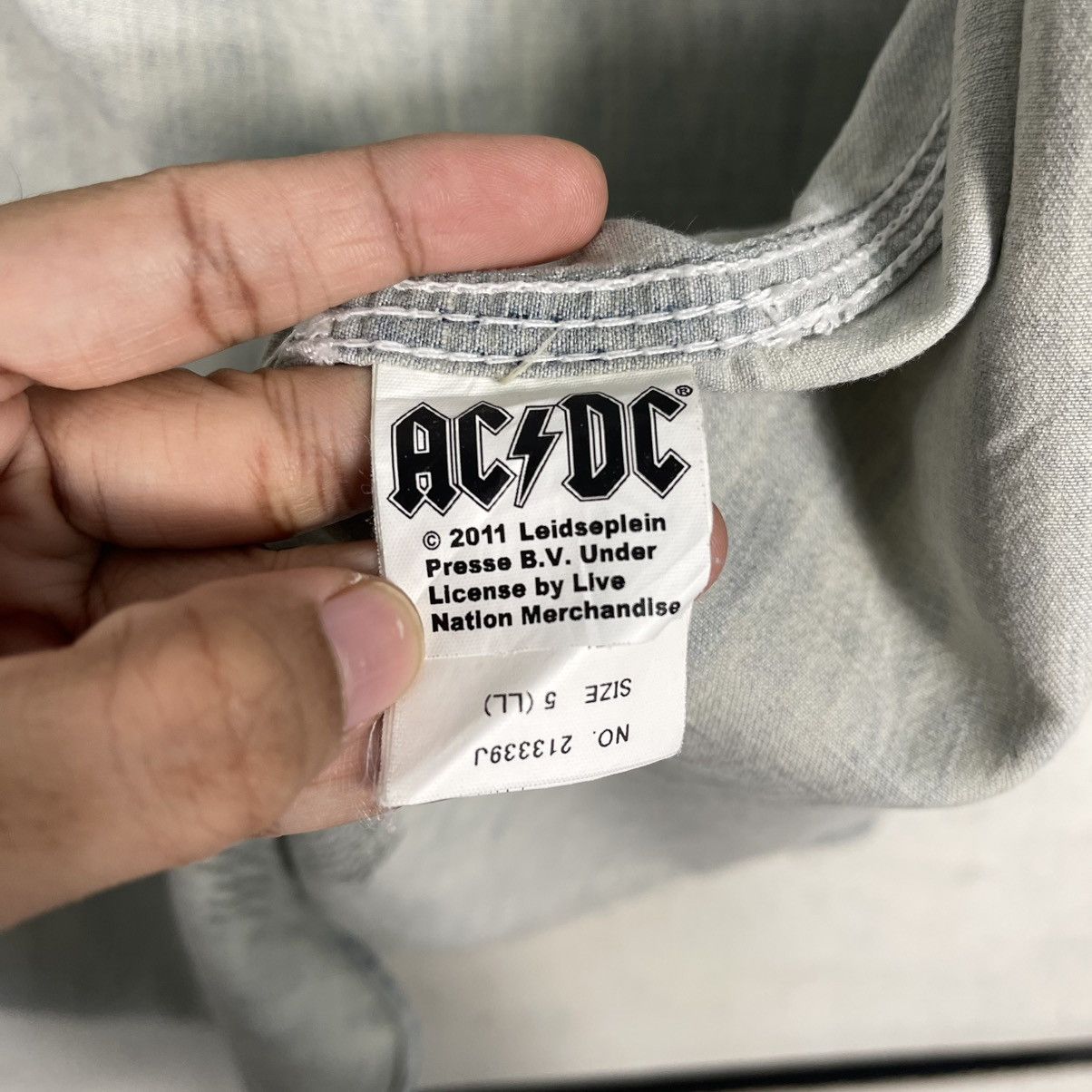 AC/DC ACDC BIG LOGO SHORTSLEEVE SHIRTS Size US L / EU 52-54 / 3 - 17 Thumbnail