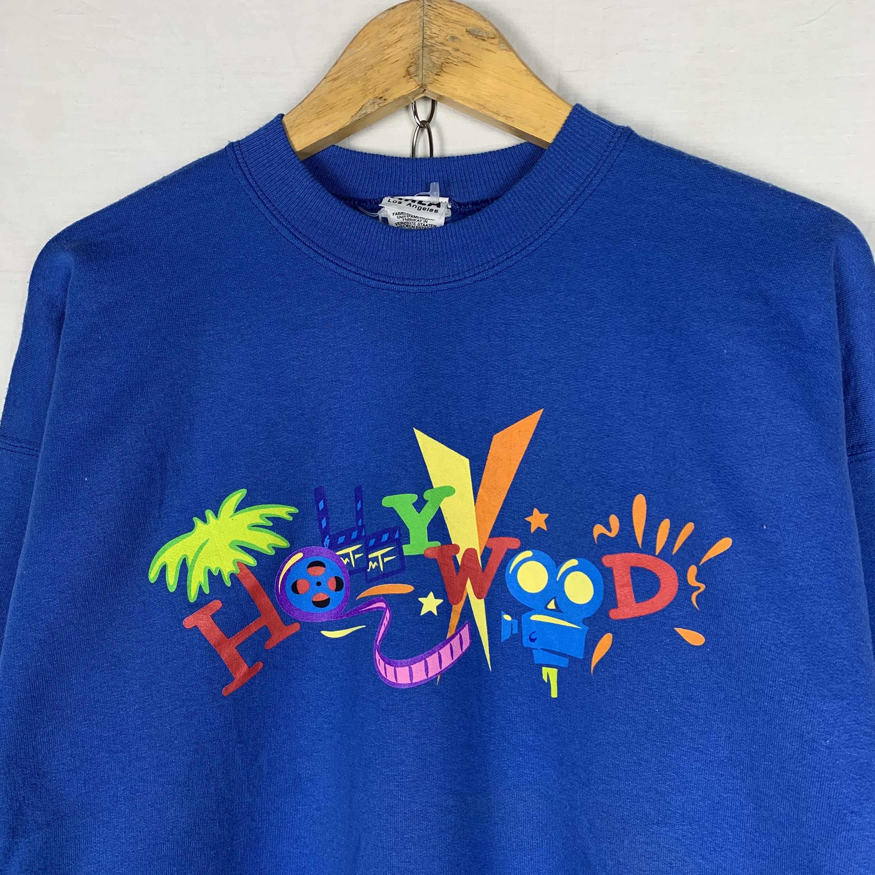 Vintage Vintage HRLA Los Angeles Sweatshirt Crewneck Size US L / EU 52-54 / 3 - 2 Thumbnail