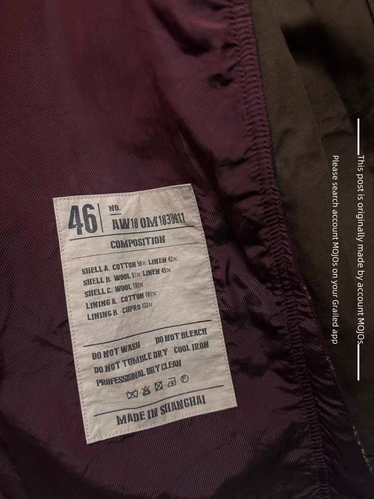 Ziggy Chen Sz 46 Ziggy Chen 18AW Maple Pattern Archive Jacket mojo.s Size US S / EU 44-46 / 1 - 7 Thumbnail