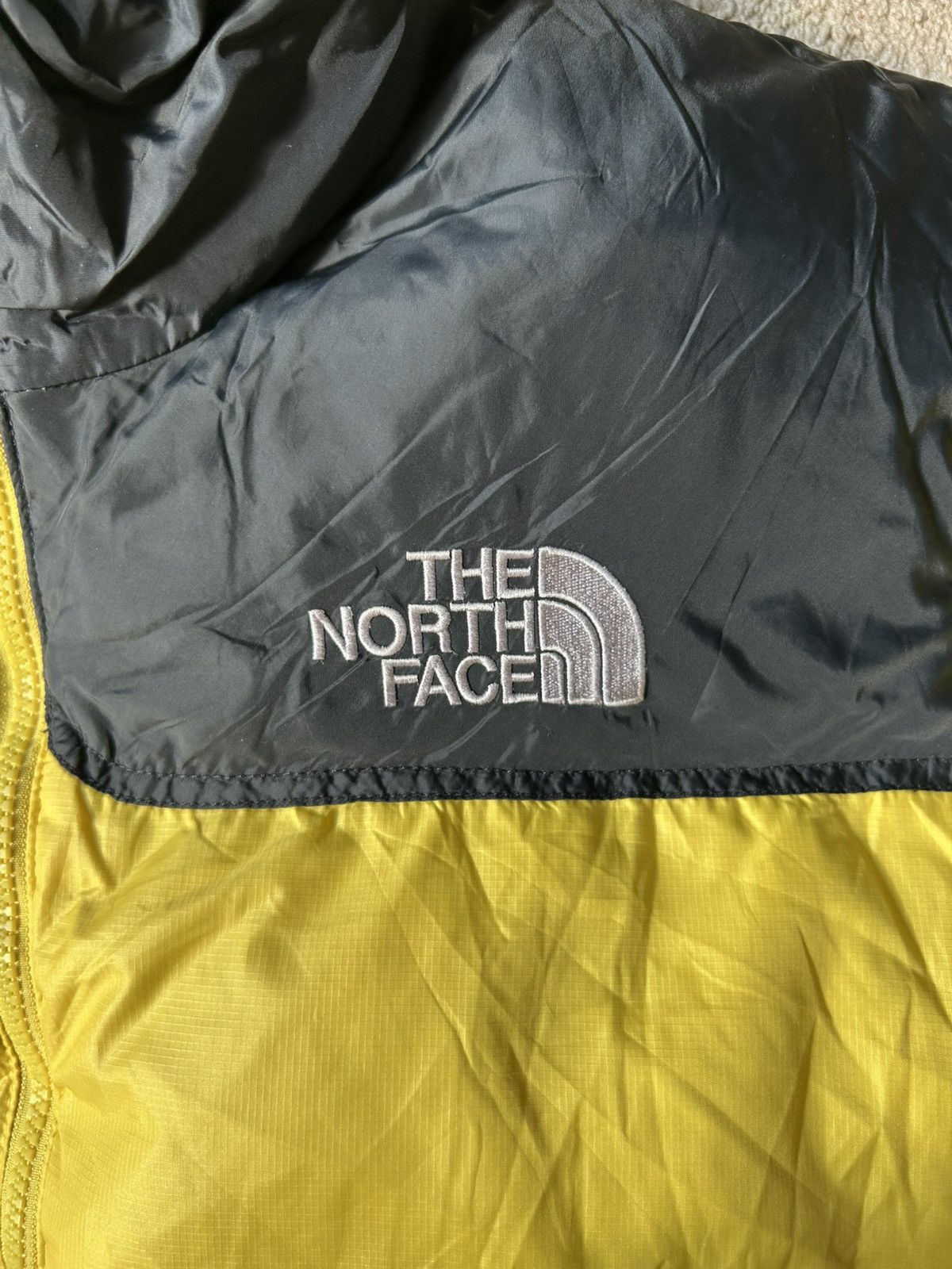 The North Face North Face Yellow Black Puffer Jacket M Size US M / EU 48-50 / 2 - 6 Thumbnail