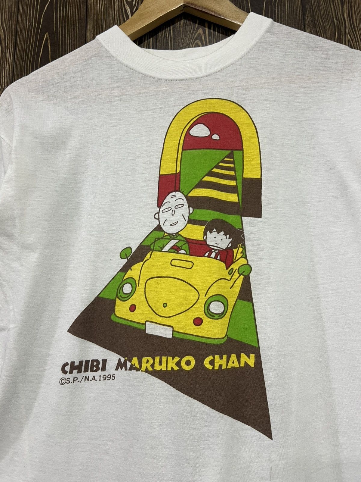 Anime Vintage 90s Chibi Maruko Chan Tshirt Size US M / EU 48-50 / 2 - 2 Thumbnail