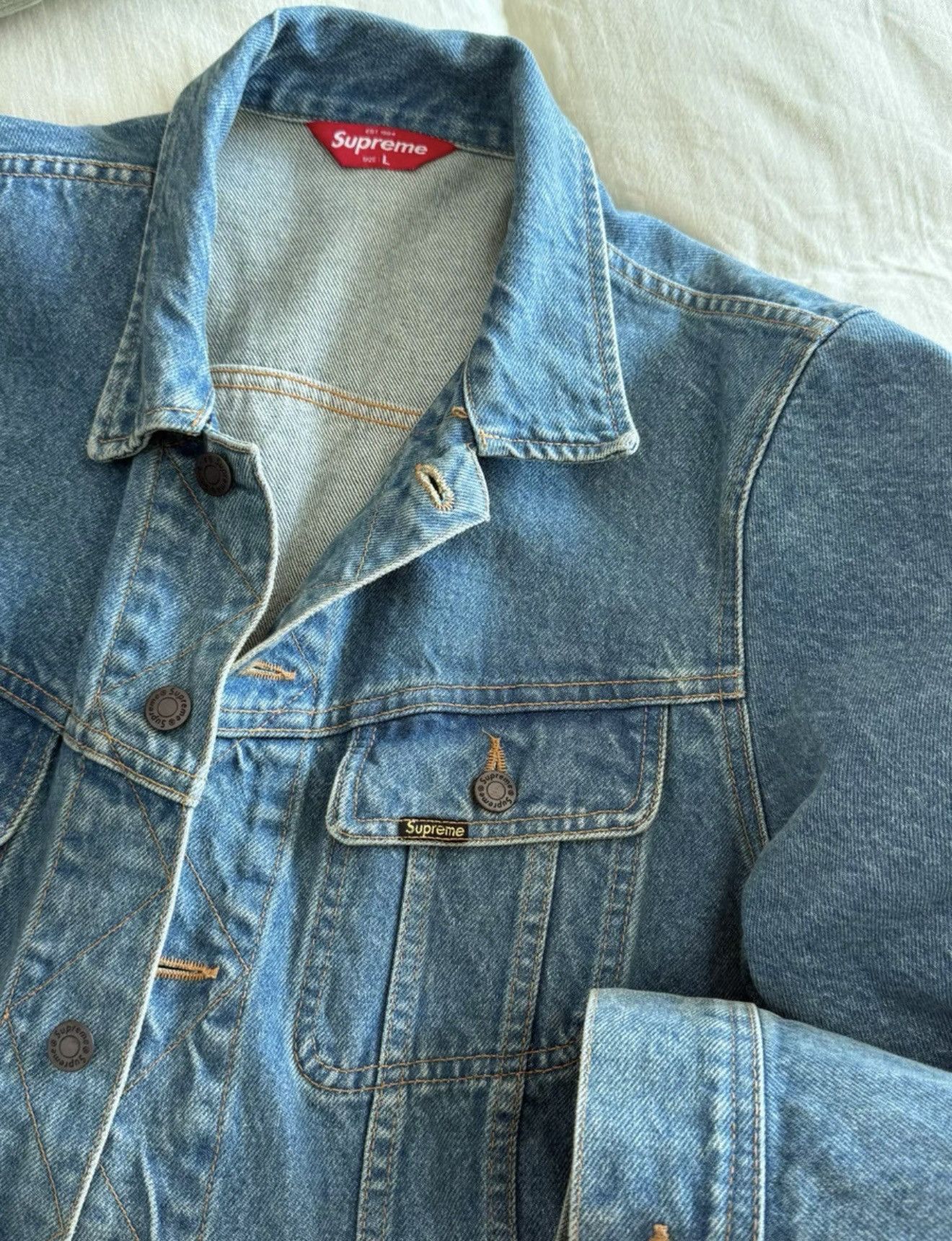 Supreme Supreme black sabbath denim trucker Jacket Size US L / EU 52-54 / 3 - 2 Thumbnail