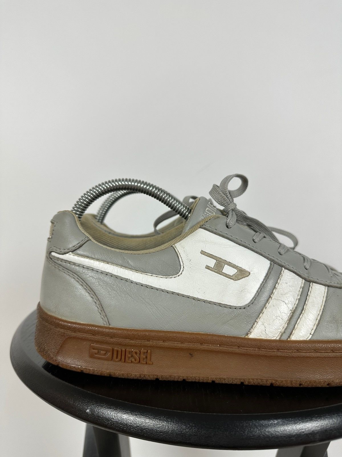 Diesel Vintage Diesel Y2K Leather Sneakers Size US 7 / EU 40 - 14 Thumbnail