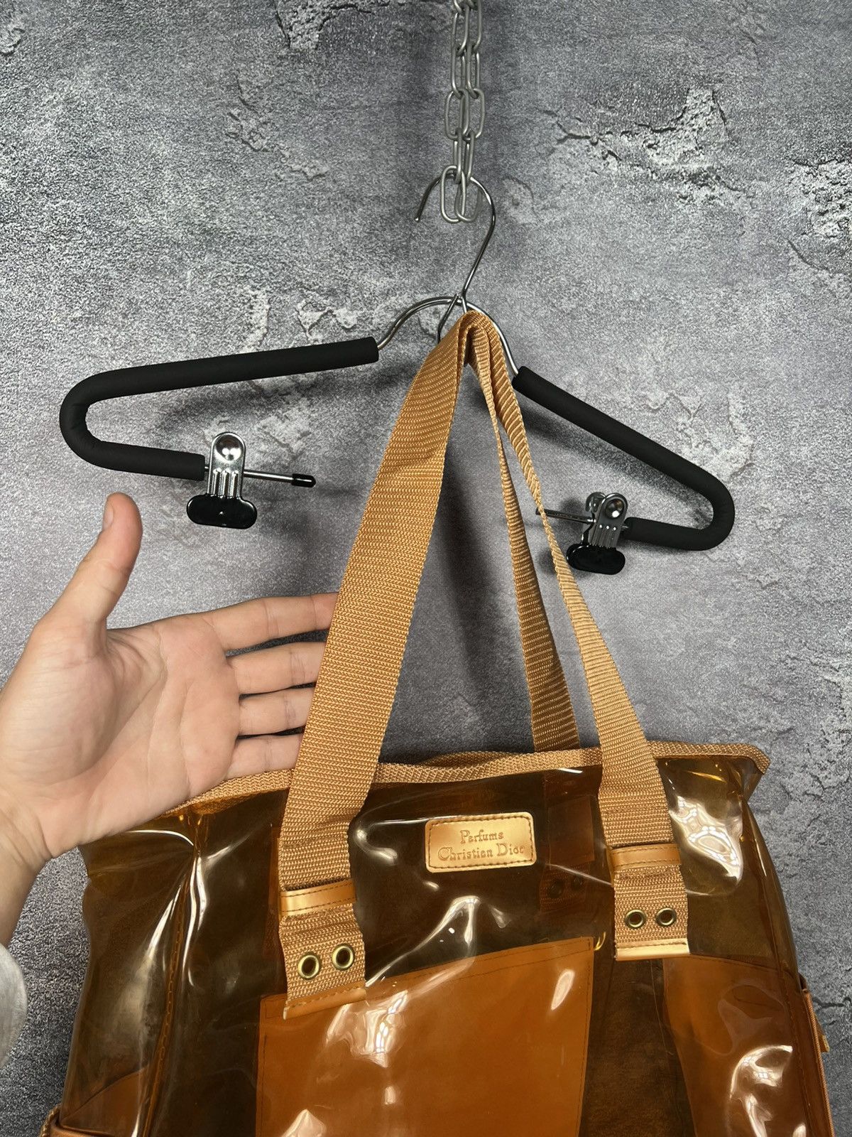 Christian Dior Monsieur Vintage Christian Dior Parfums Transparent Tote Bag Size ONE SIZE - 9 Thumbnail