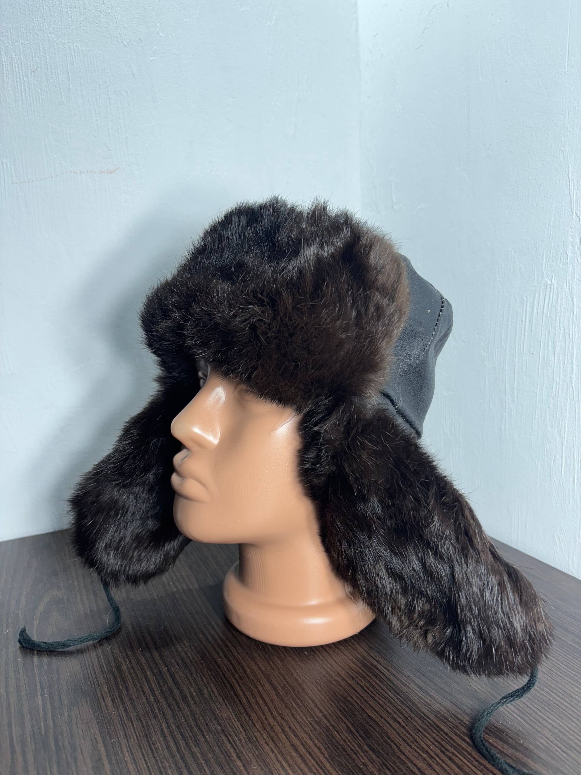 Hysteric Glamour Y2K Fur Leather Opium Glamour Trapper  display picture 3