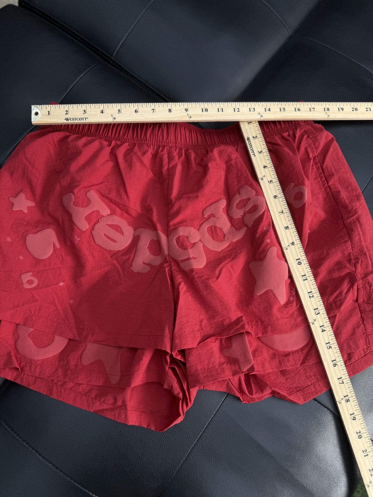 Sp5der Sp5der Double Layer STAR Shorts Size XL (NEW) Red Size US 36 / EU 52 - 5 Thumbnail