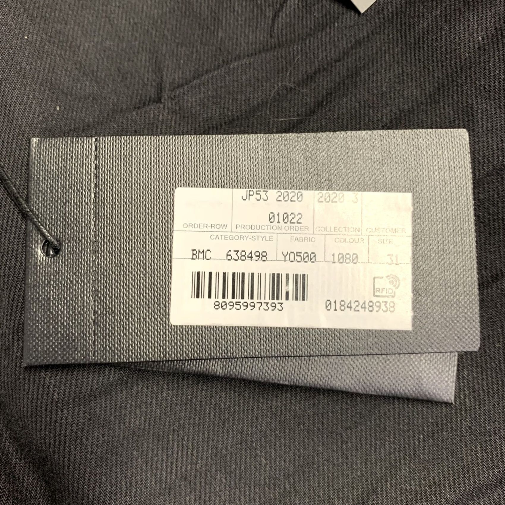 Yves Saint Laurent SAINT LAURENT Jeans Black Denim Tapered Five Pockets Size 31 2020 Mens Size US 31 - 7 Thumbnail