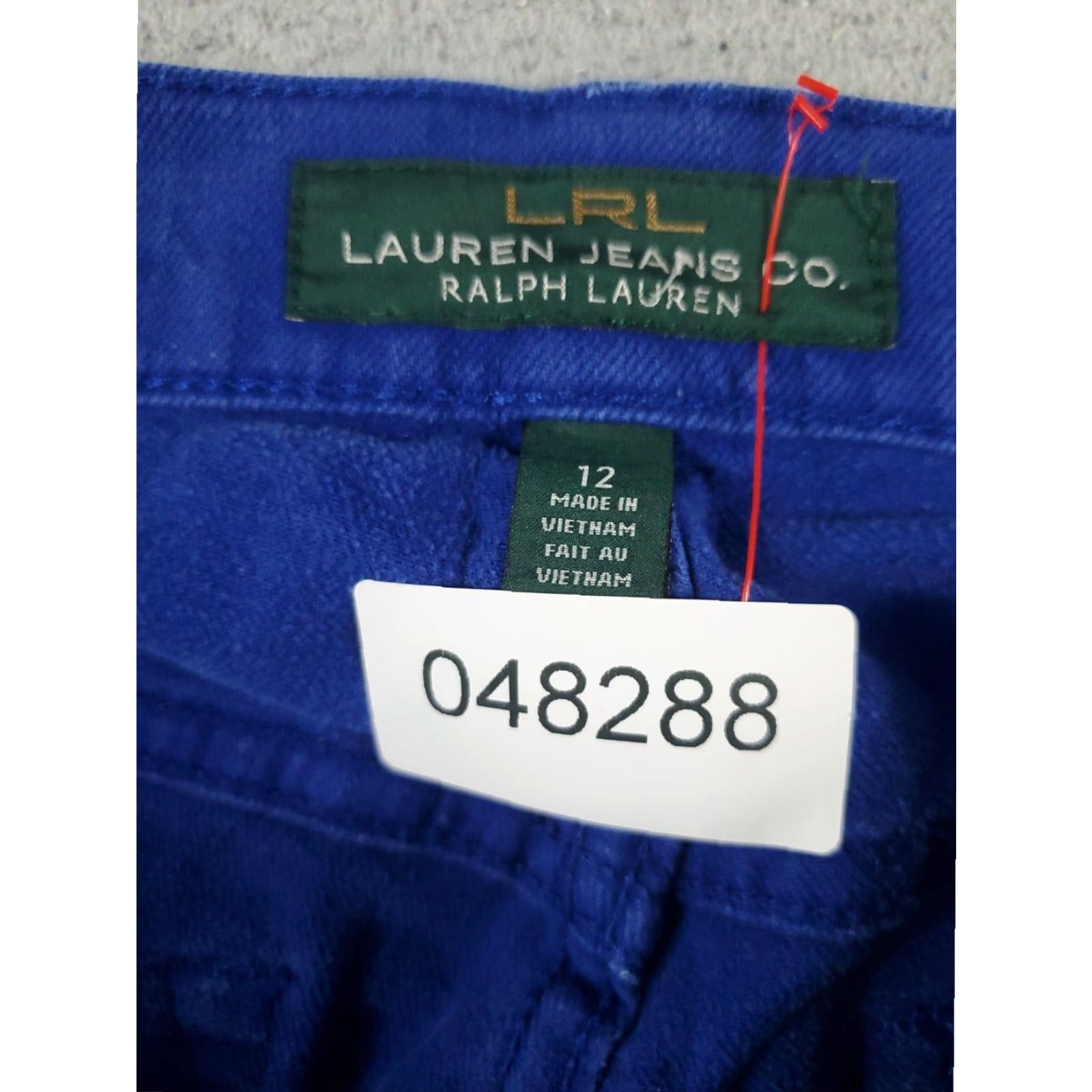 Ralph Lauren Ralph Lauren Womens Flat Front Jeans 12 Extra Large 33x25.5 Blue Pants Size 34" / US 12 / IT 48 - 8 Thumbnail