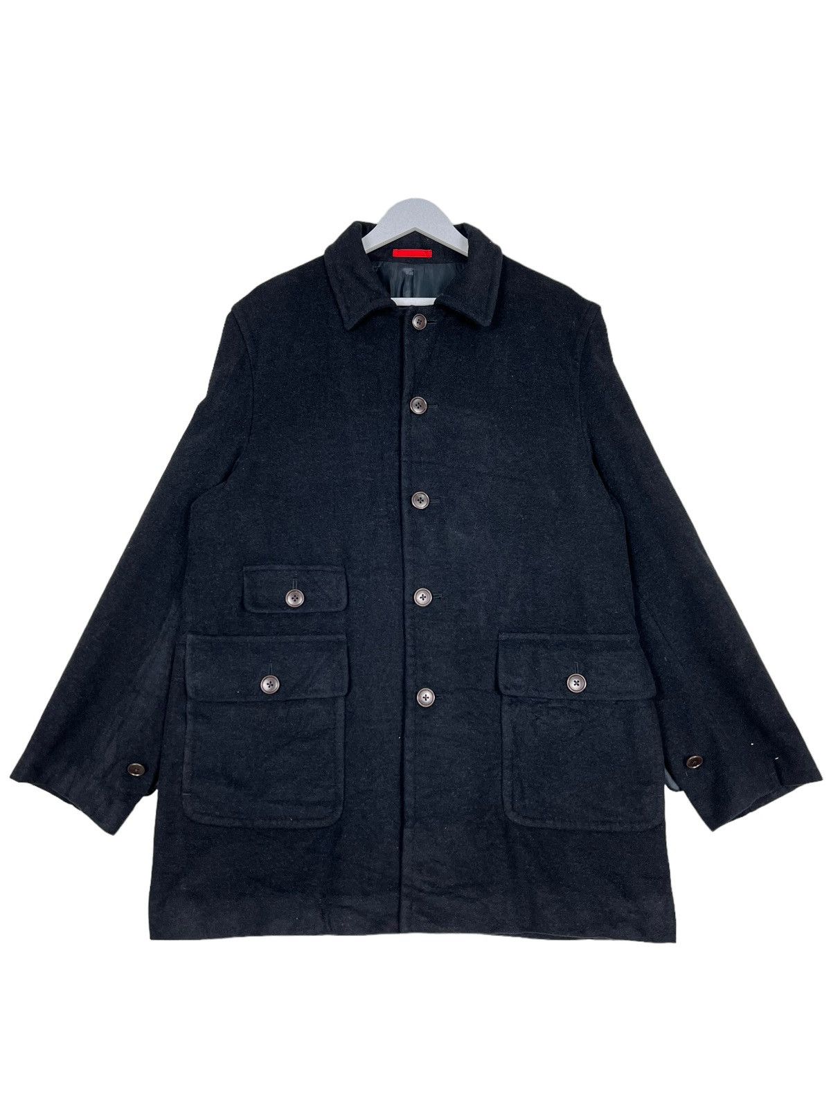 Japanese Brand 🔥 23 HOMME ONWARD PURE NEW WOOL COAT JACKET Size US M / EU 48-50 / 2 - 2 Thumbnail