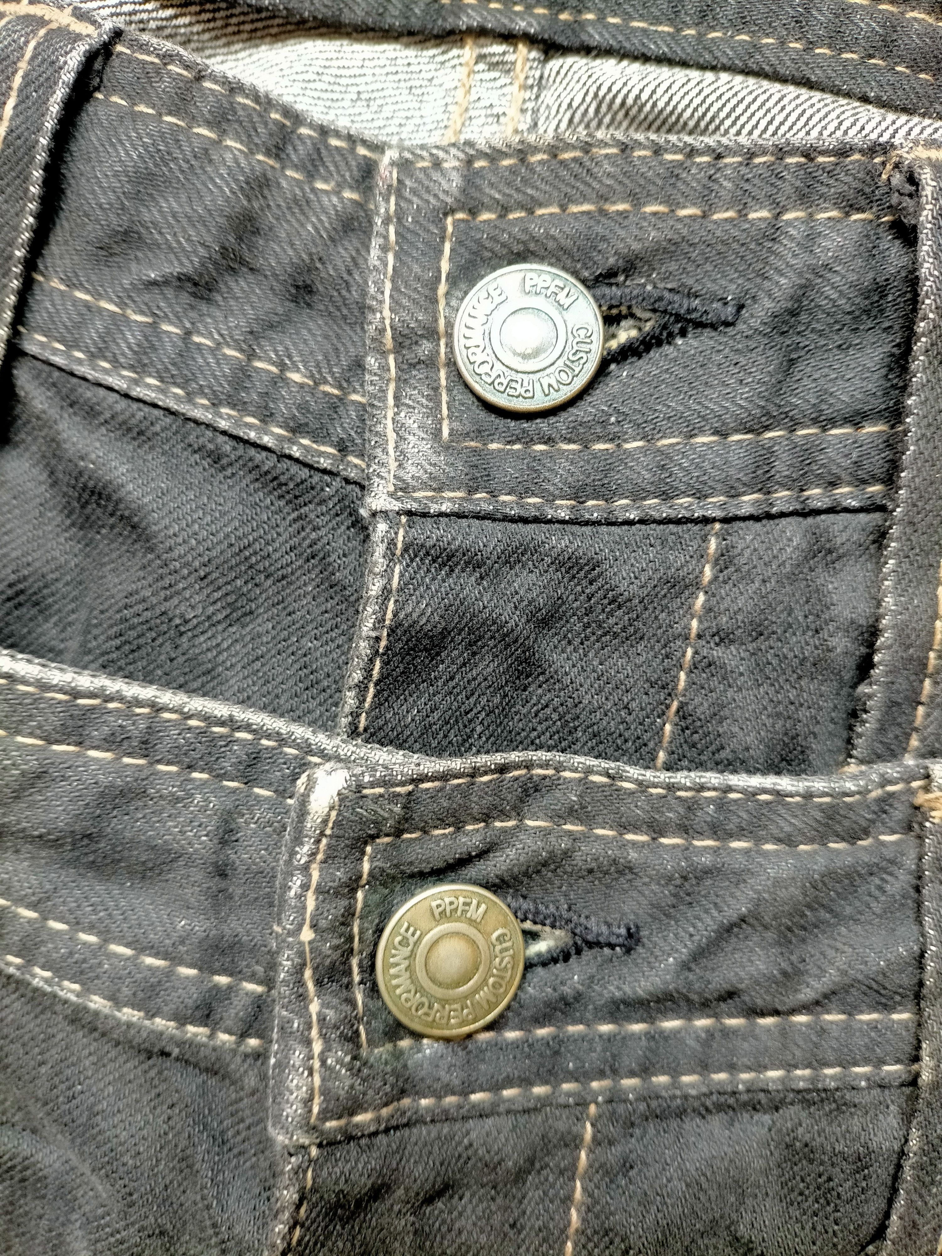 PPFM PPFM Double Waist Japan Black Jeans Size US 32 / EU 48 - 4 Thumbnail