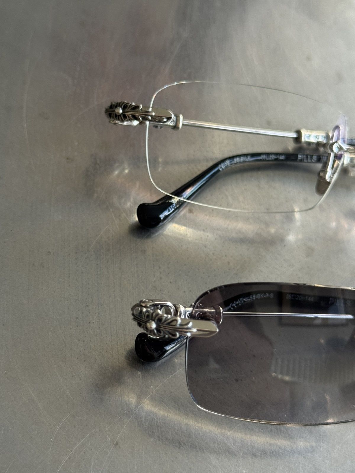 Chrome Hearts EXTREMELY RARE Chrome Hearts PILLS III Silver — Set of 2 Size ONE SIZE - 4 Thumbnail