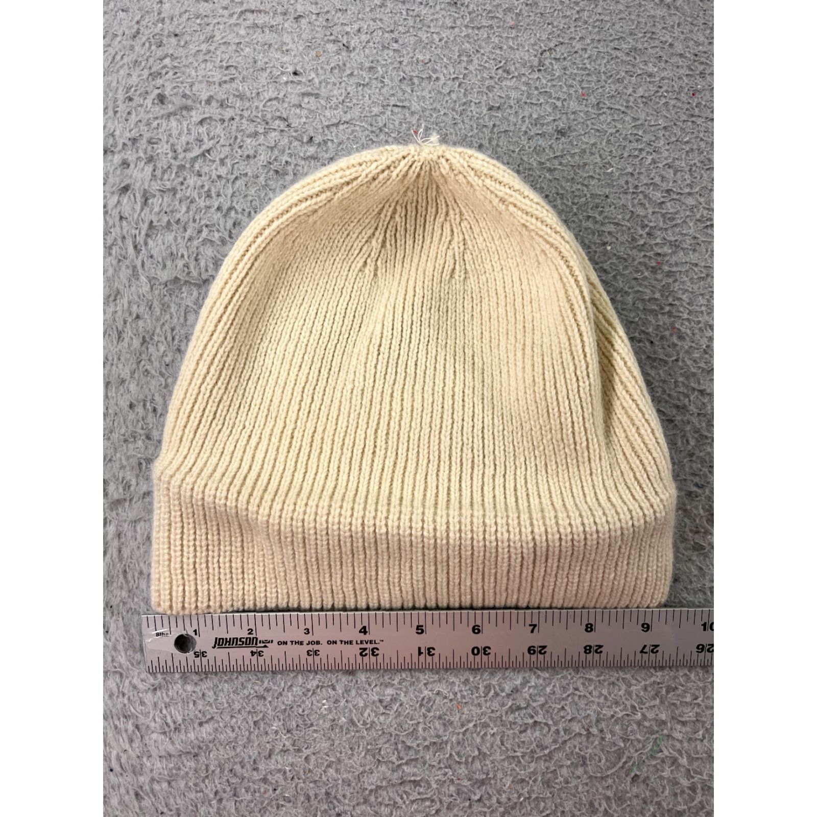 Doublet Override Beanie Womens One Size Ivory Alpaca Knit Ski Hat Size ONE SIZE - 3 Thumbnail