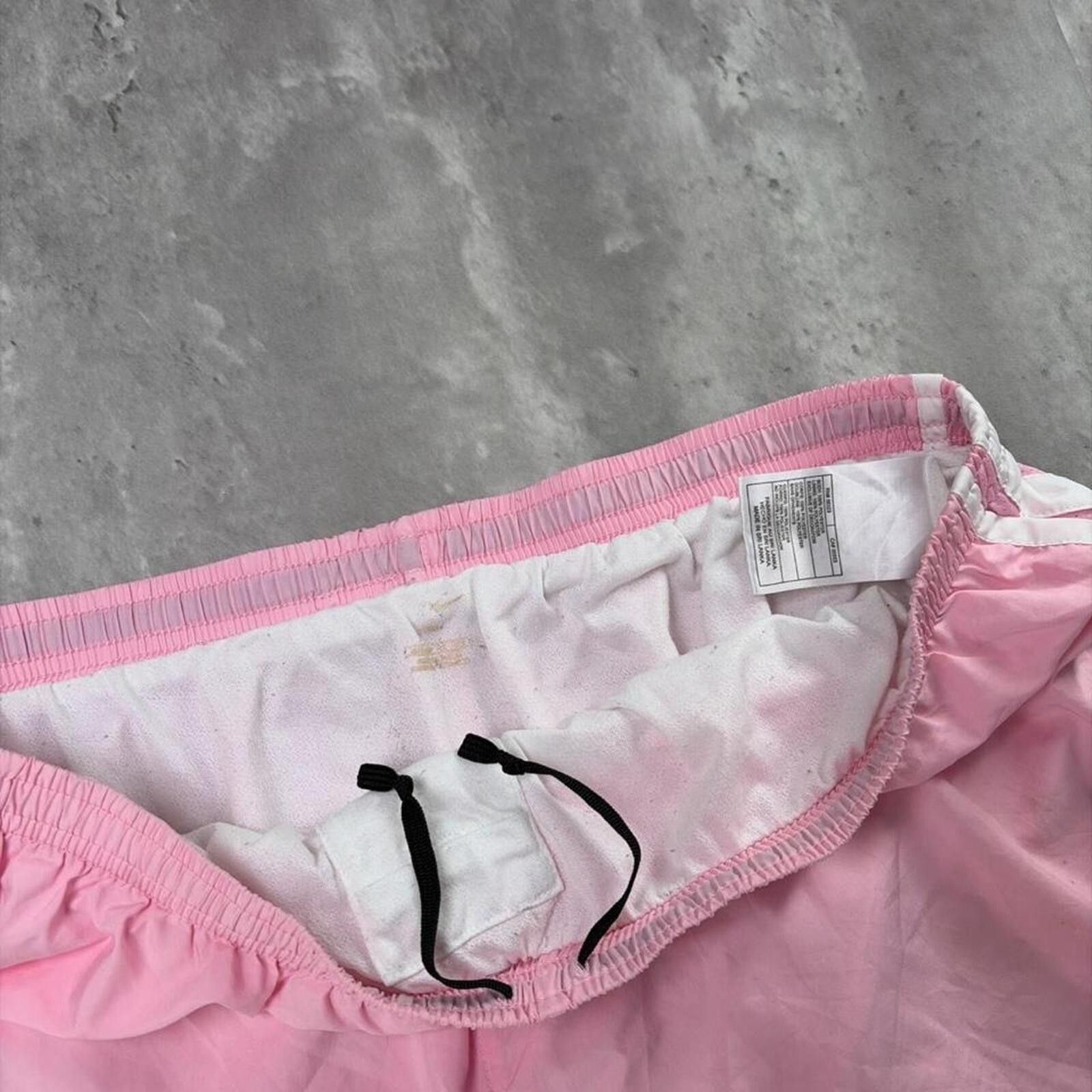 Nike Y2K Pink Nike Swoosh Grunge Mini Dri Fit Running Shorts Size 36" / US 14 / IT 50 - 4 Thumbnail