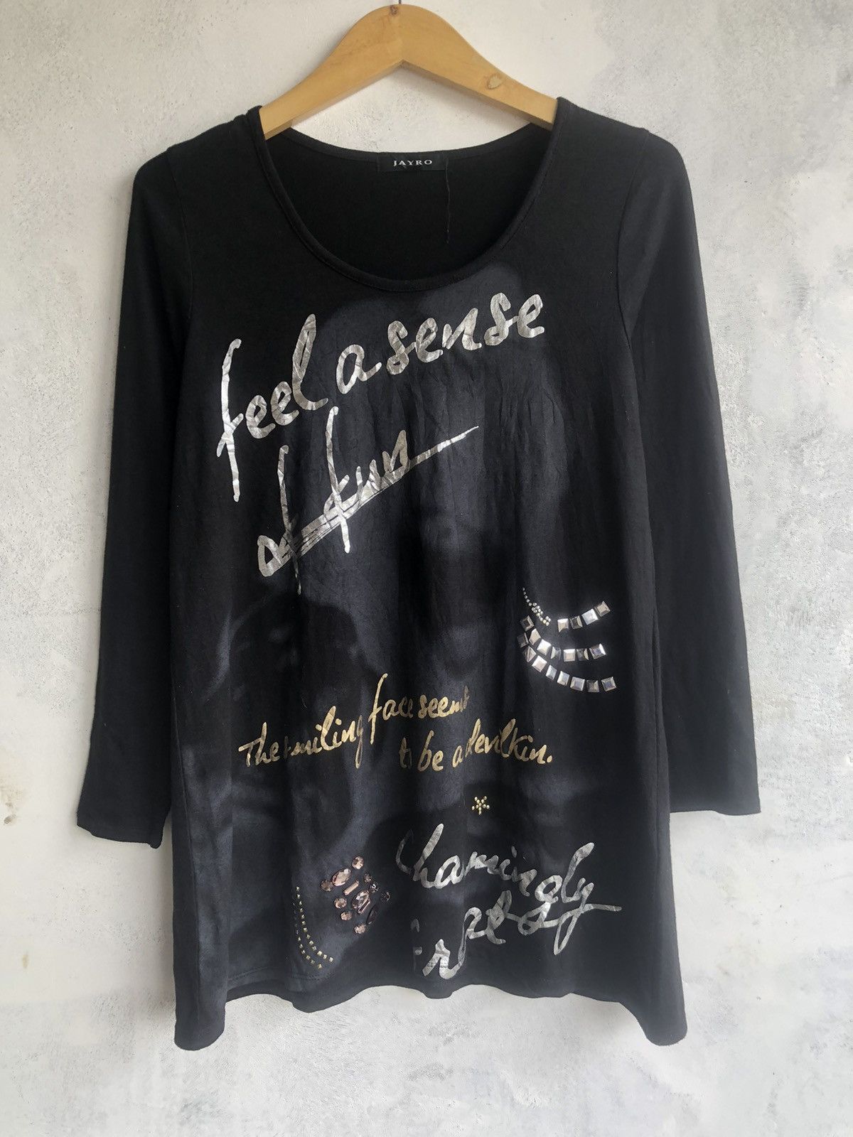 Hysteric Glamour Japanese Poem Jayro LongSleeve Rock Punk Style Size US M / EU 48-50 / 2 - 2 Thumbnail