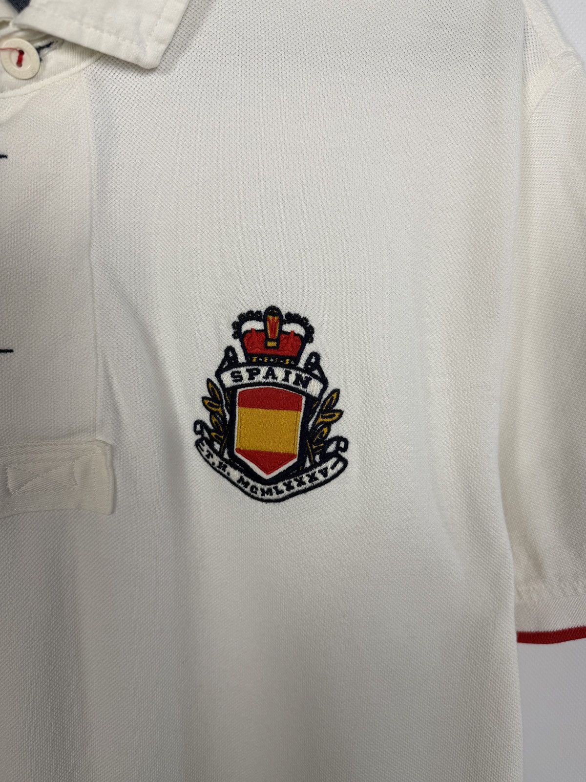 Tommy Hilfiger Men’s Tommy Hilfiger Spain Short Sleeve Polo Shirt Size L Size US L / EU 52-54 / 3 - 6 Thumbnail