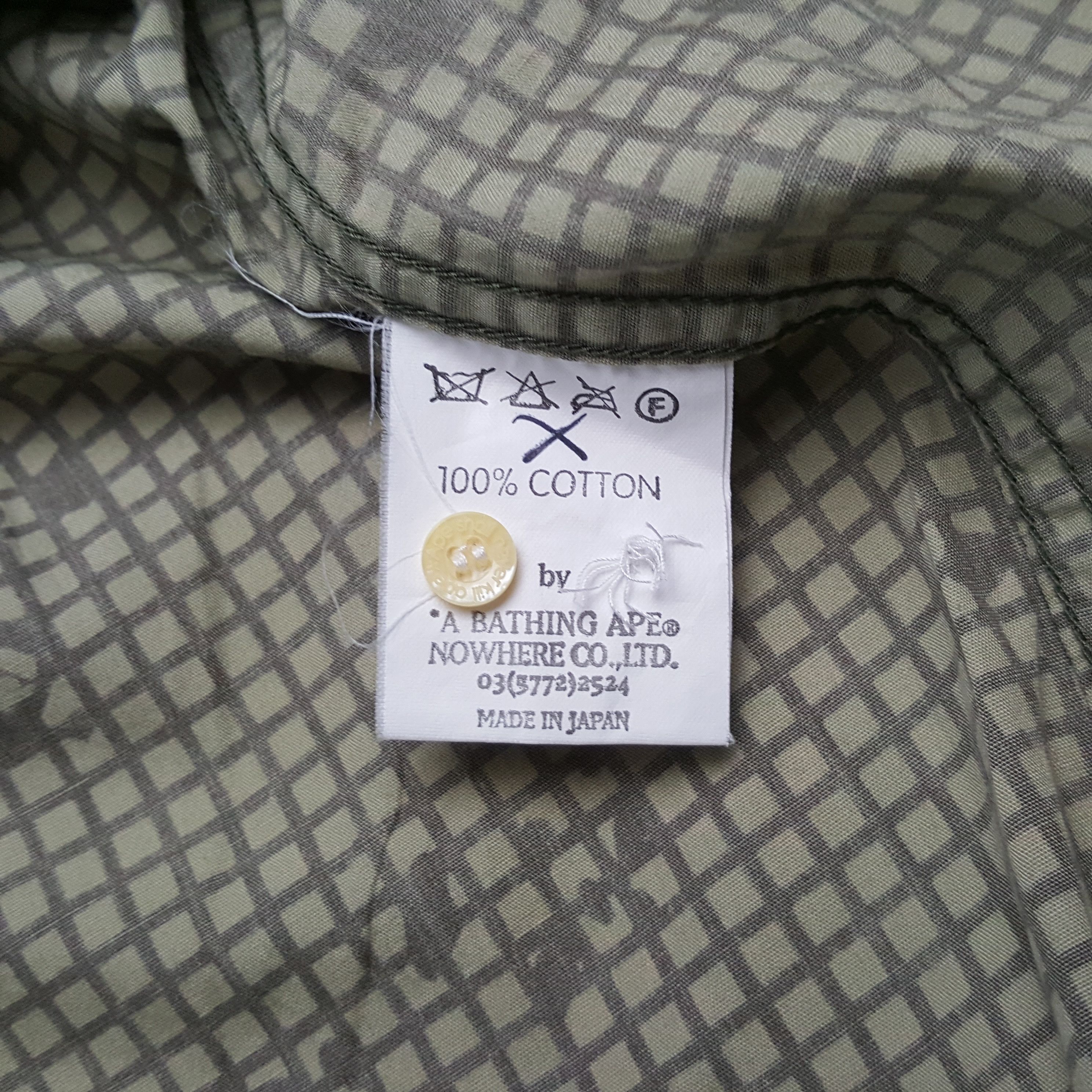 Bape Vintage A Bathing Ape Bape Japanese Brand Shirt C319N29 Size US S / EU 44-46 / 1 - 7 Thumbnail