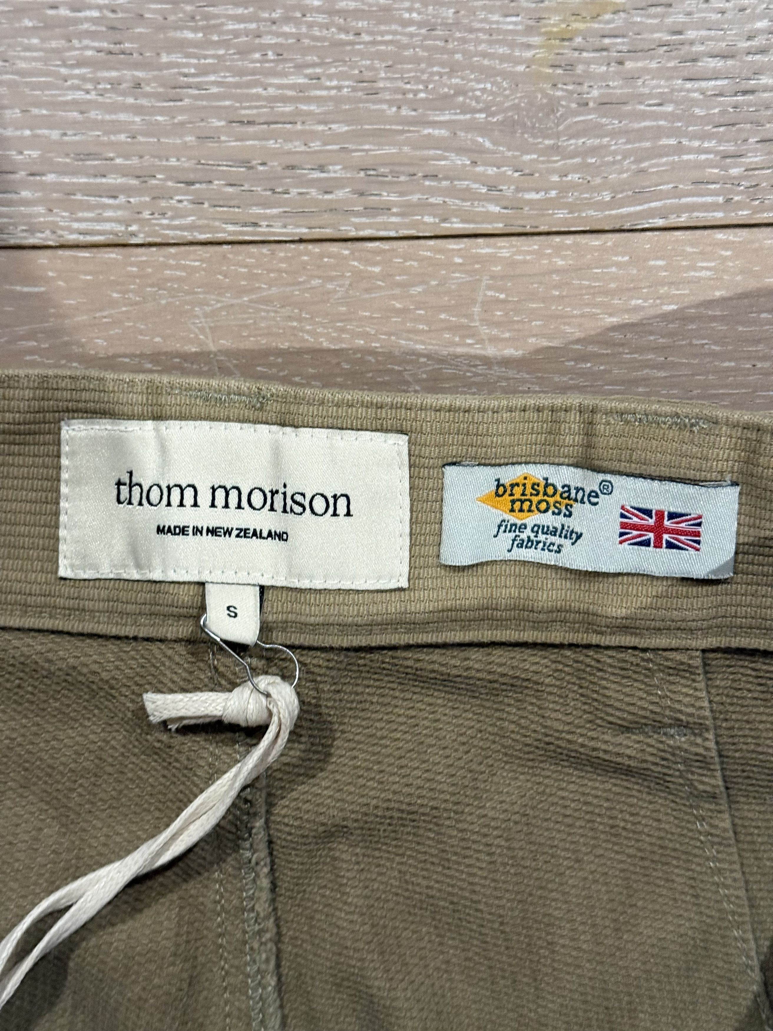 Other 💚 Thom Morison Wide Bedford Pant Fawn Small NEW Size US 32 / EU 48 - 12 Thumbnail