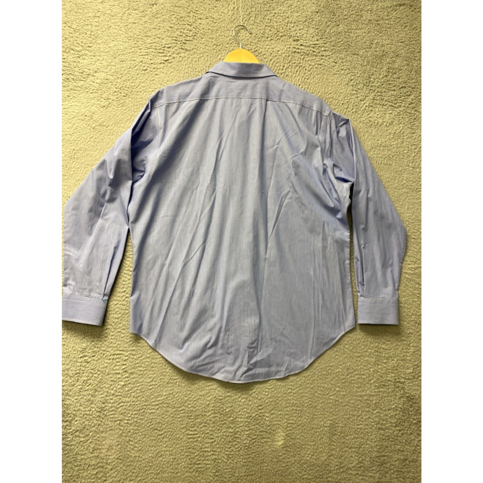 Ralph Lauren Ralph Lauren Button-Up Shirt Mens Long Sleeve Blue Pinstripe 106-49 Size L Adult Regular 100% Cotton Size US L / EU 52-54 / 3 - 8 Thumbnail