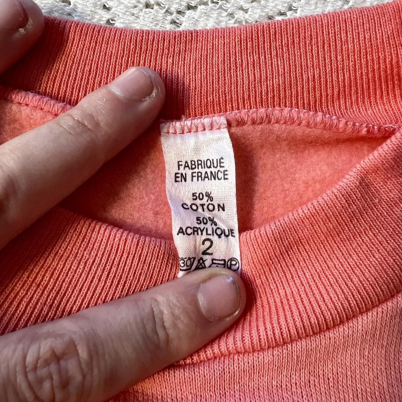 Other Vintage salmon pink vintage 80s Strasbourg sweatshirt Size S / US 4 / IT 40 - 7 Thumbnail