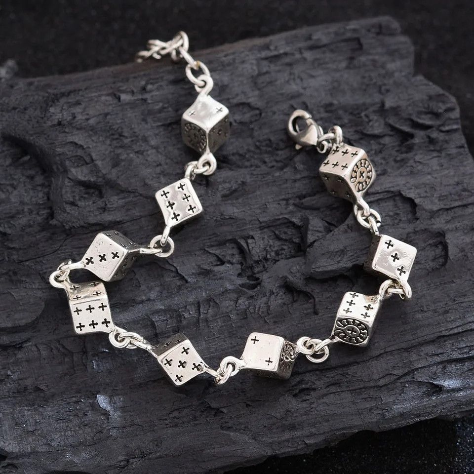 Japanese Brand × Vintage Roman Numeral Dice Rubik's Cube Bracelet Size ONE SIZE - 4 Thumbnail